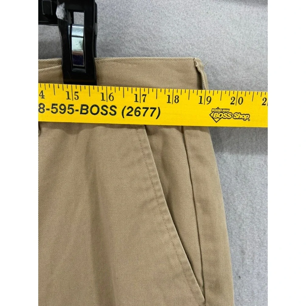 Brooks Brothers 346 Pants Mens 38x30 Khaki‎ Chino  Cotton Flat Front Classic Fit
